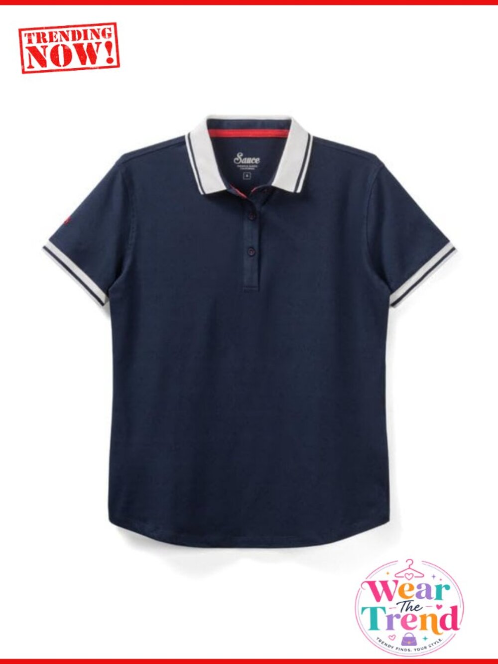 Womens Performance Polo Shirt Four-Way Stretch Moisture Wicking Athletic Golf